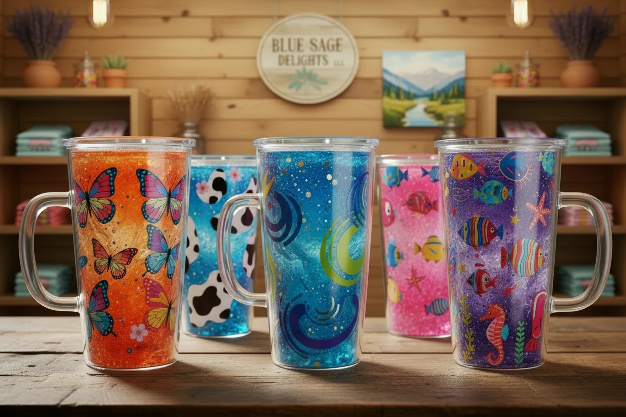 Snow Globe Tumblers