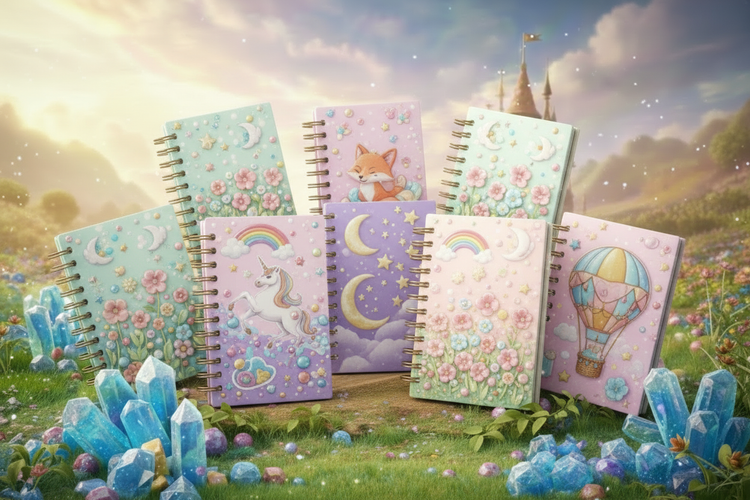 Custom Journals & Planners with UVDTF Decals