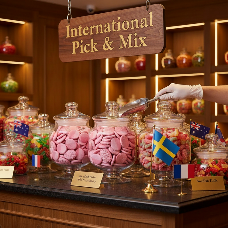 International Pick & Mix - Bubs Wild Strawberry & Banana Toffee