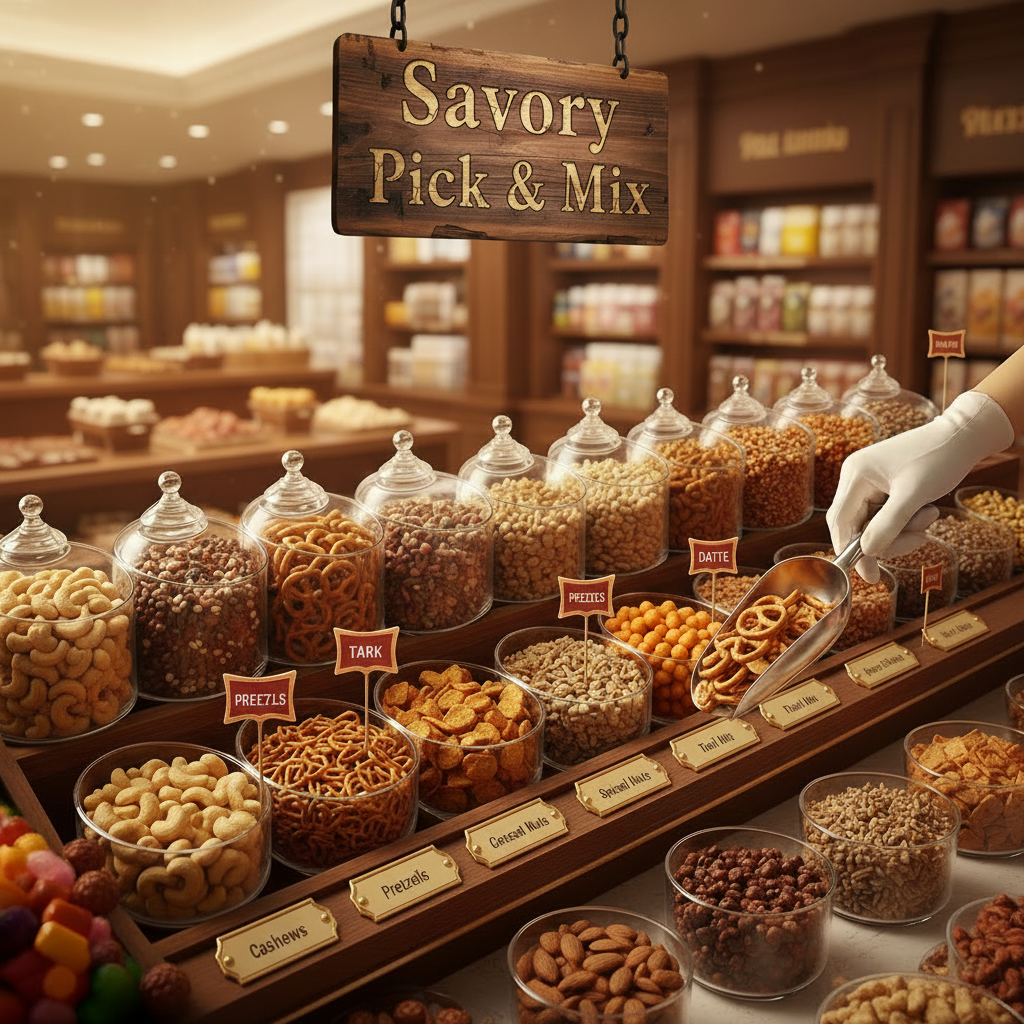 Savory Pick & Mix with Rustic Sign