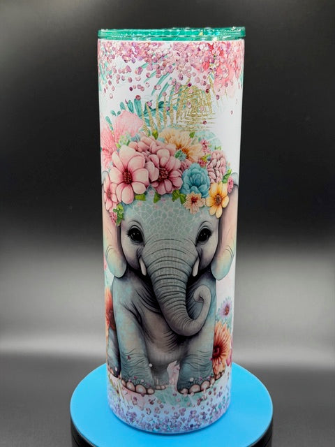 Sunshine Mixed with a Little Hurricane 20 oz Stainless Steel Sublimated Tumbler