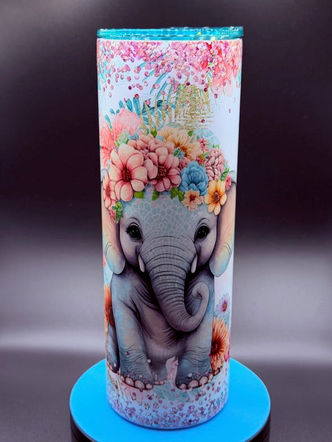 Sunshine Mixed with a Little Hurricane 20 oz Stainless Steel Sublimated Tumbler