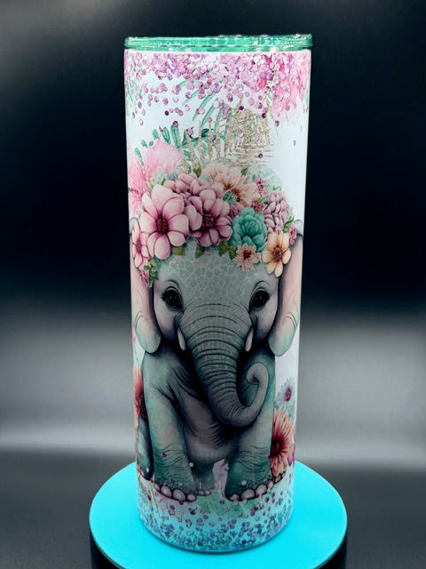 Sunshine Mixed with a Little Hurricane 20 oz Stainless Steel Sublimated Tumbler