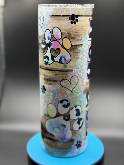 Dog Mom  20 oz Stainless Steel Sublimated Tumbler