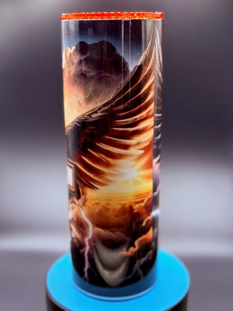 Harley Motorcycle  20 oz Stainless Steel Sublimated Tumbler