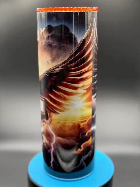 Harley Motorcycle  20 oz Stainless Steel Sublimated Tumbler