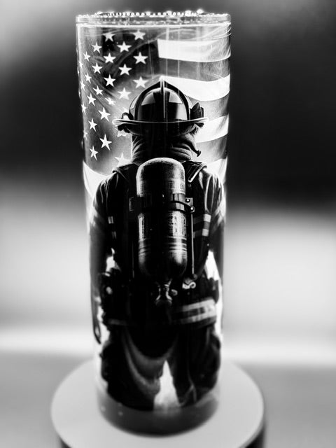 Firefighter  20 oz Stainless Steel Sublimated Tumbler