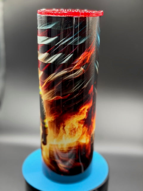 Firefighter  20 oz Stainless Steel Sublimated Tumbler