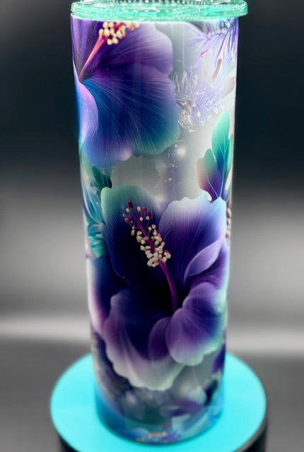 Hibiscus 20 oz Stainless Steel Sublimated Tumbler