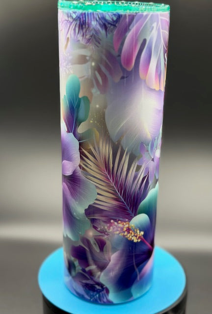Hibiscus 20 oz Stainless Steel Sublimated Tumbler