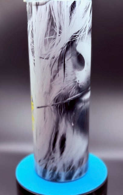 Highland Cow and Sunflower  20 oz Stainless Steel Sublimated Tumbler