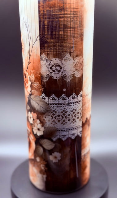 Lace and Roses Sublimated 20 oz Stainless Steel Tumbler