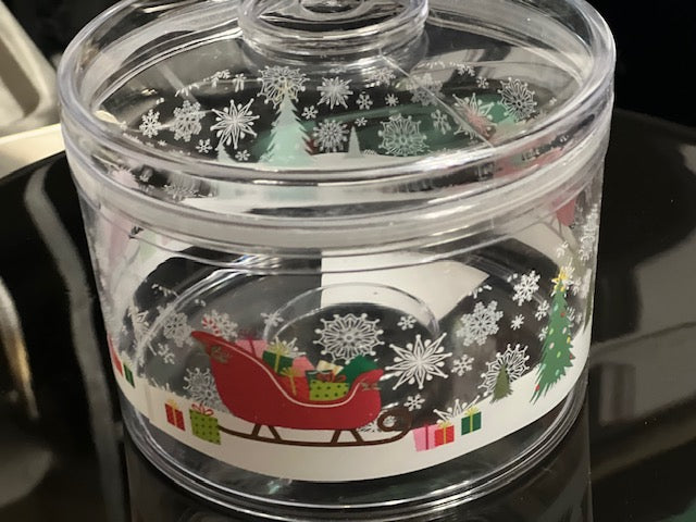 Holiday Haul 2 LB Acrylic Bowl