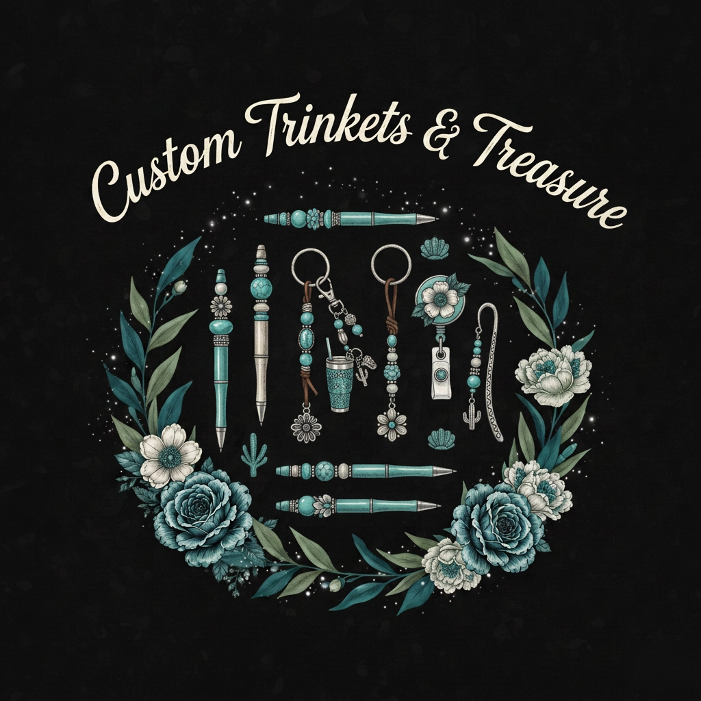 Matching Custom Trinkets & Treasure listing artwork