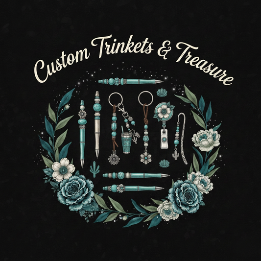 Matching Custom Trinkets & Treasure listing artwork